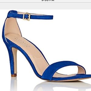 Barneys Suede Sandal Heels